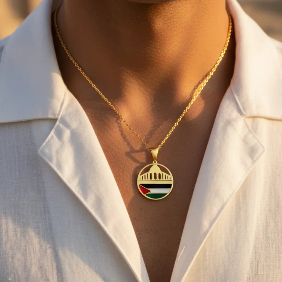 Barakah Palestine Mosque Necklace VIP
