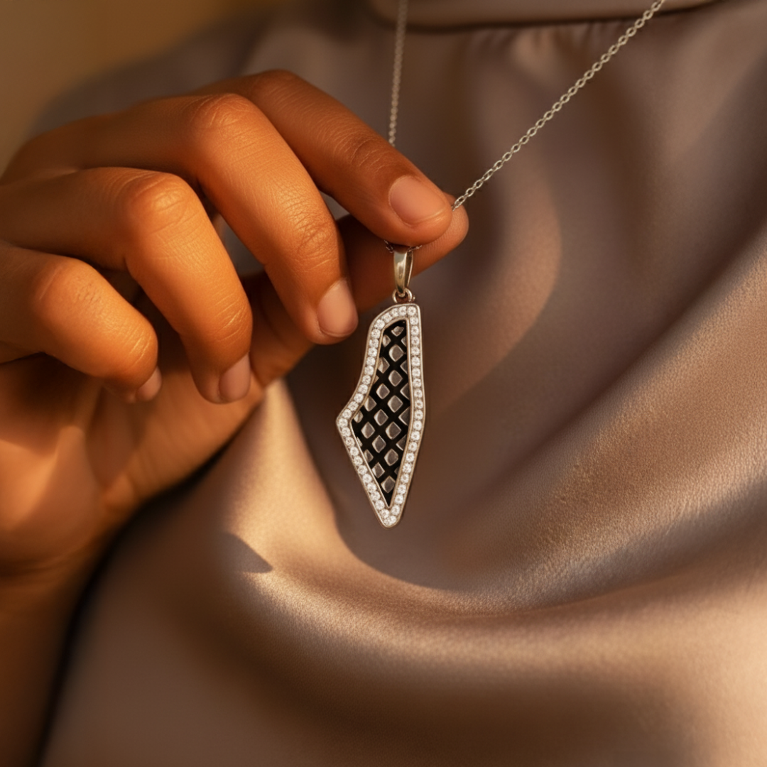 Barakah Palestine Keffiyeh Necklace