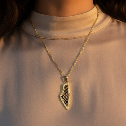 Barakah Palestine Keffiyeh Necklace