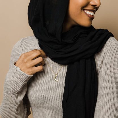 Barakah Nurani Crescent Necklace