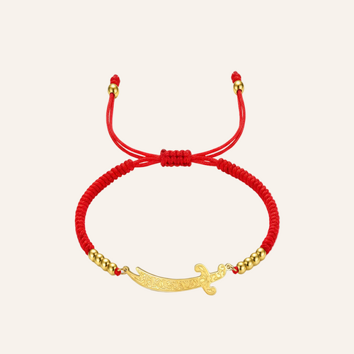 Rahma Zulfiqar Red Bracelet