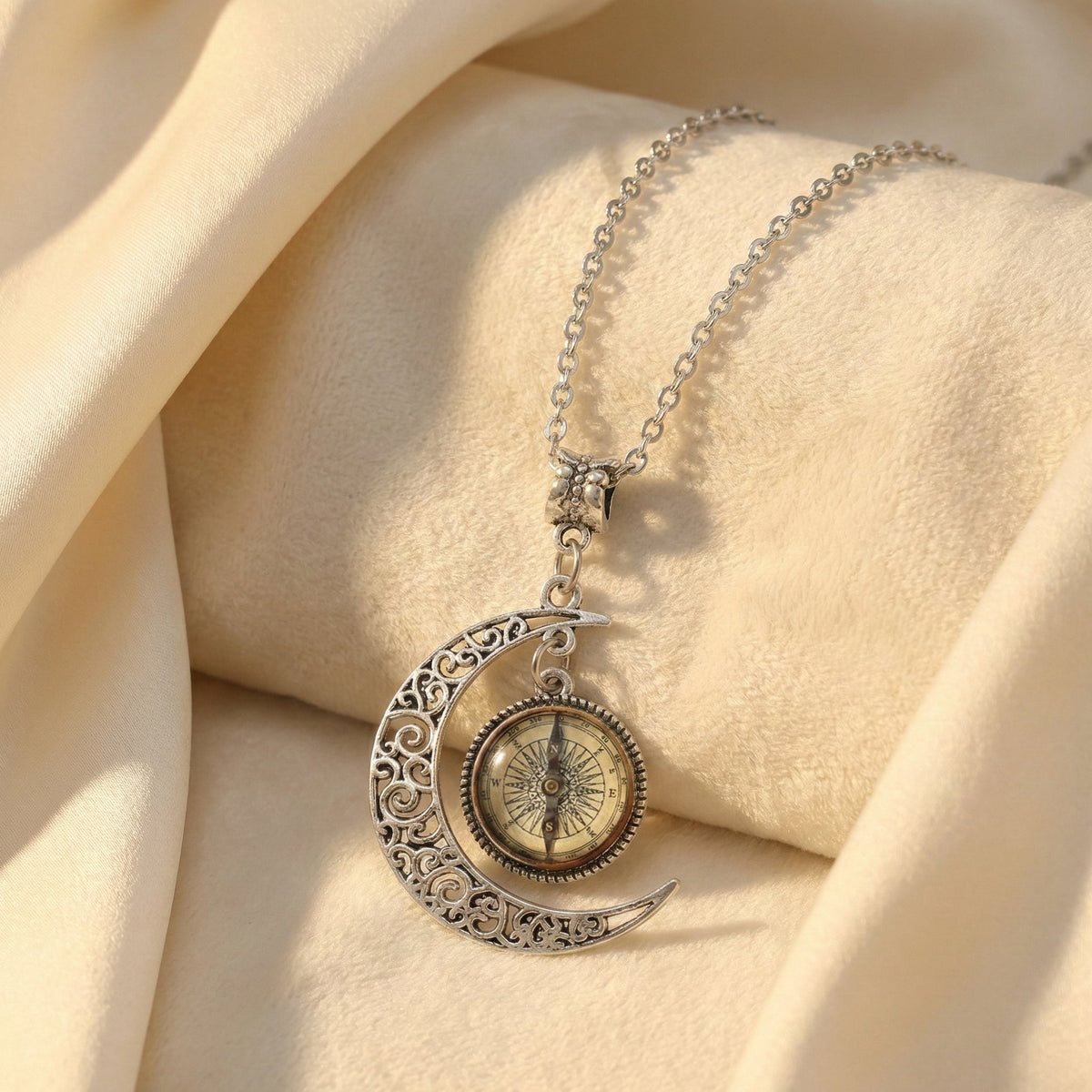 Barakah Noor Crescent Necklace
