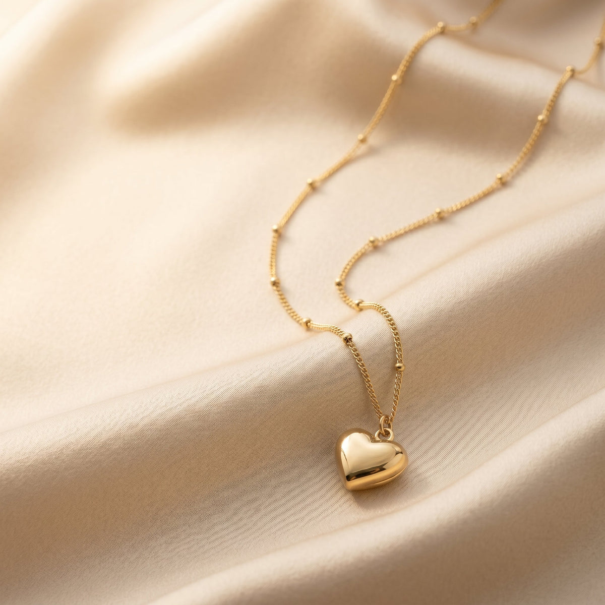 Dainty Heart Charm Necklace VIP
