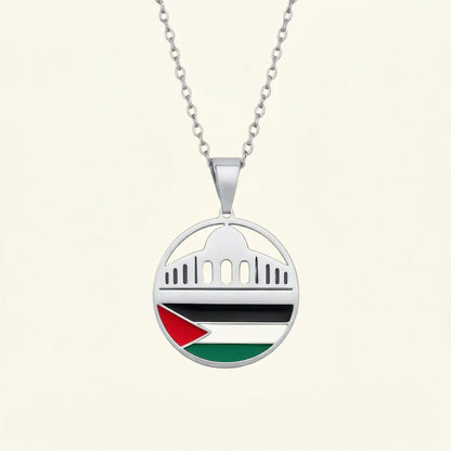 Barakah Palestine Mosque Necklace