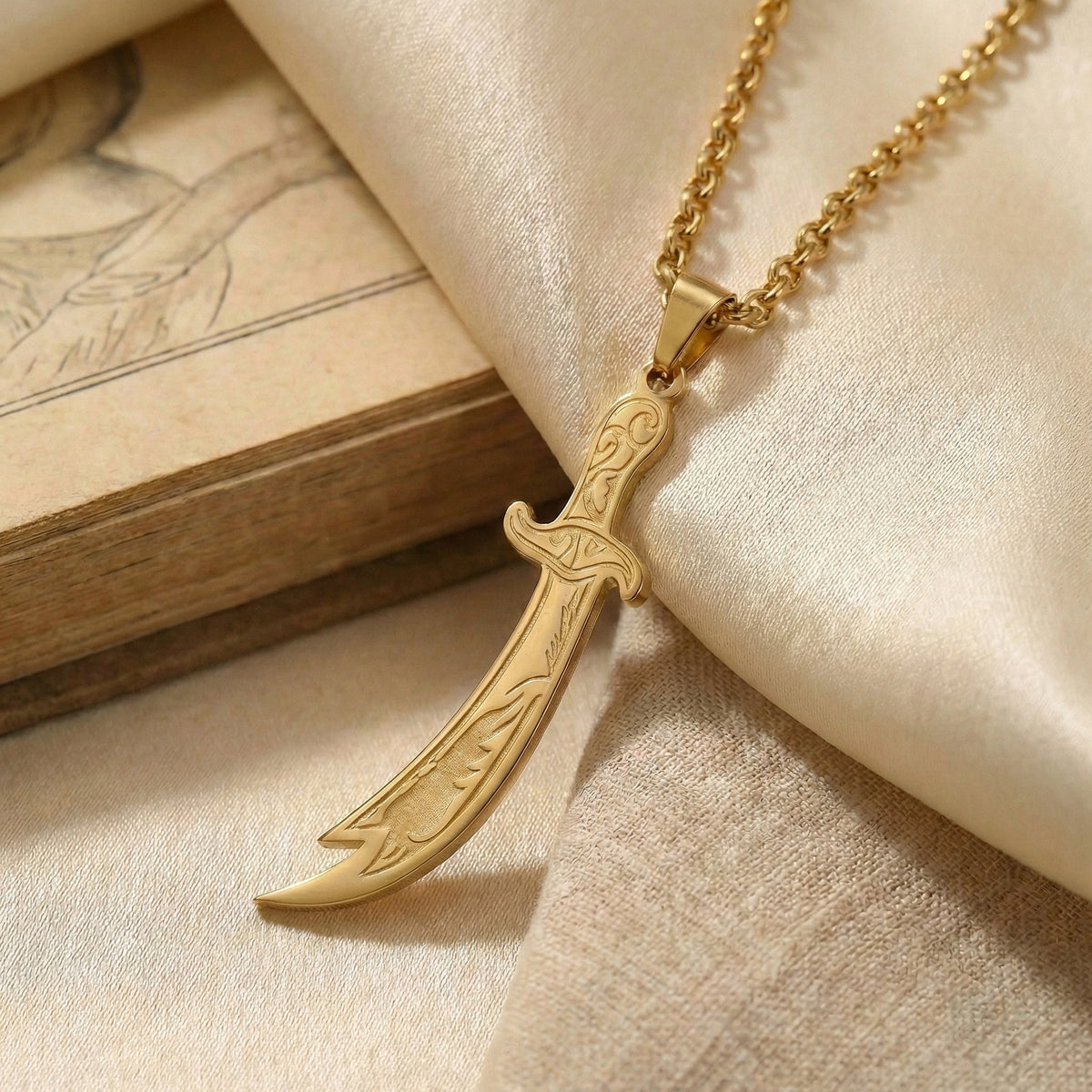 Barakah Lion's Blade Necklace
