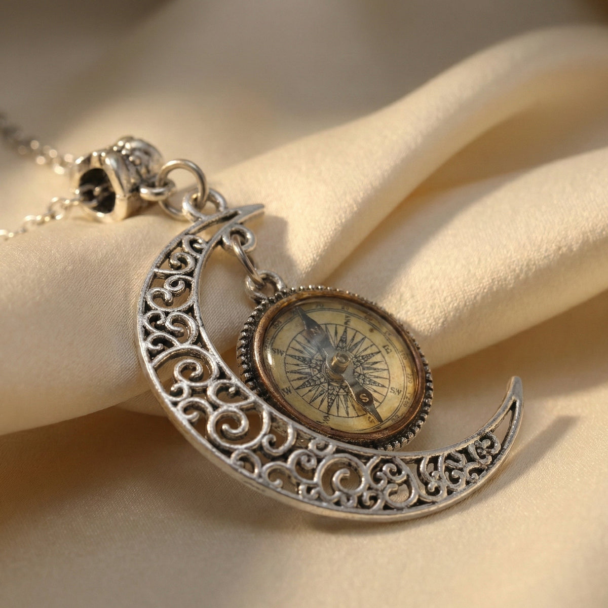 Barakah Noor Crescent Necklace