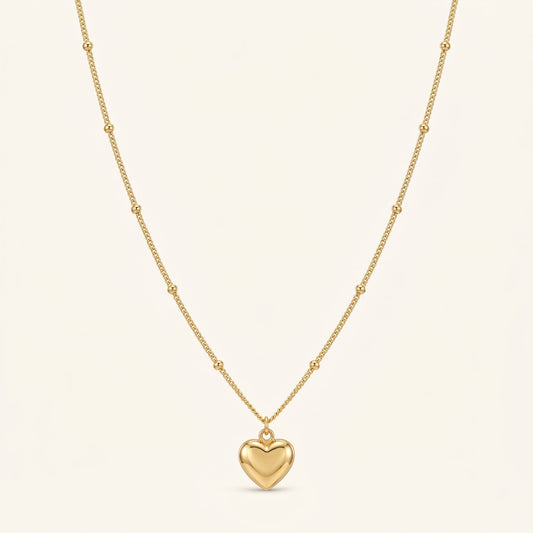 Dainty Heart Charm Necklace VIP