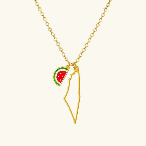 Barakah Palestine Charm Necklace