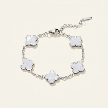 Silver Clover Bracelet